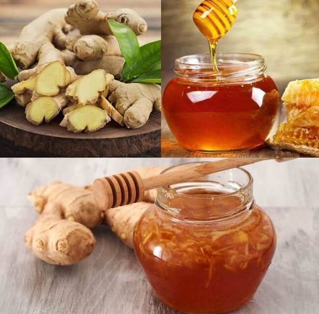 Gừng kết hợp với mật ong sẽ cho tác dụng hiệp đồng, giúp cải thiện hiệu quả chứng xuất tinh sớm. 