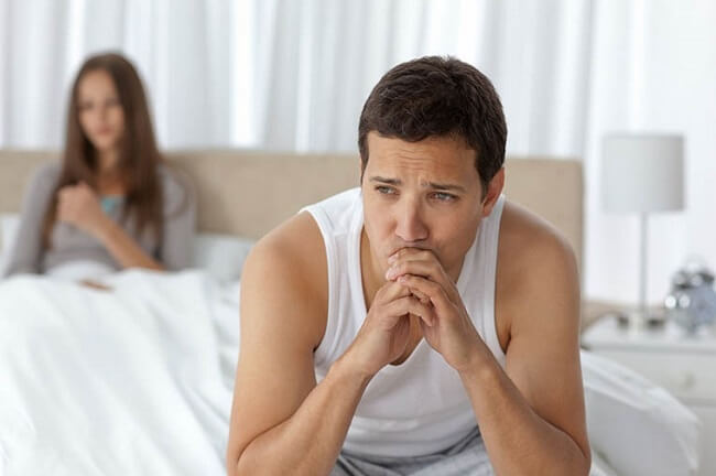 Rối loạn cương dương khiến cho nam giới gặp khó khăn trong việc xuất tinh hoặc thậm chí là không thể xuất tinh