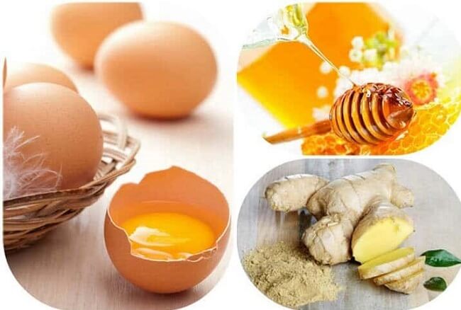Cách chữa xuất tinh sớm bằng gừng tươi, mật ong và trứng gà