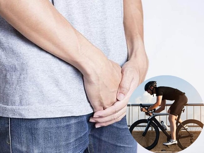 Đạp xe nhiều làm nóng tinh hoàn
