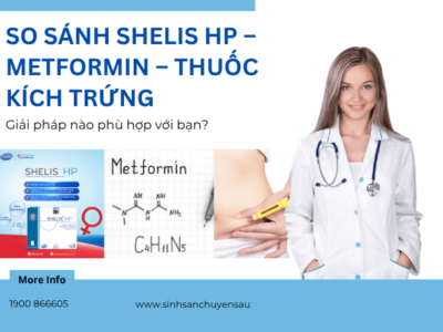 So sánh Shelis Hp - Metformin - thuốc kích trứng