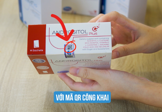 Quét mã QR công khai để xem thông tin về sản phẩm